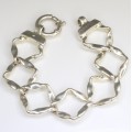 bratara " Contemporary Chainmaille ". argint. Franta. anii '90